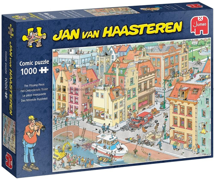 Puzzle Jumbo Brakujące elementy 1000 elementów (8710126200414) - obraz 1