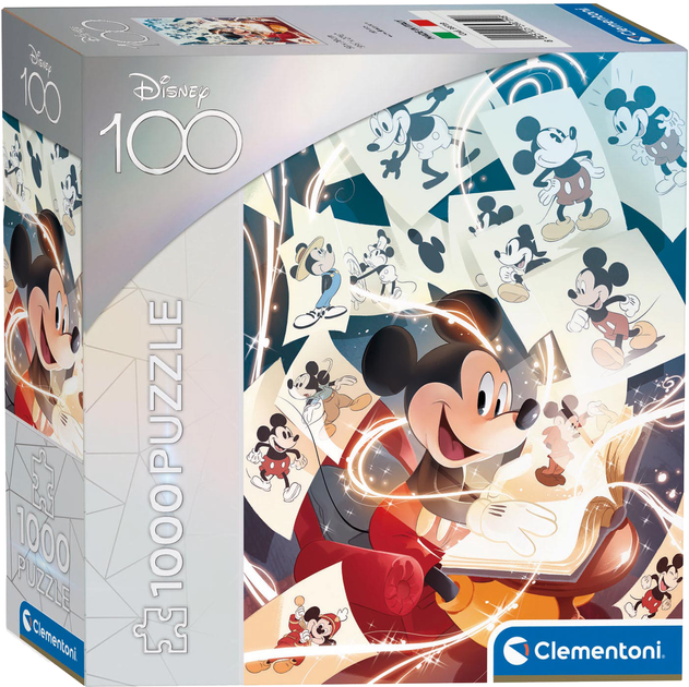 Пазл Clementoni Disney 100 Mickey Mouse Celebration 1000 елементів (8005125397198) - зображення 1