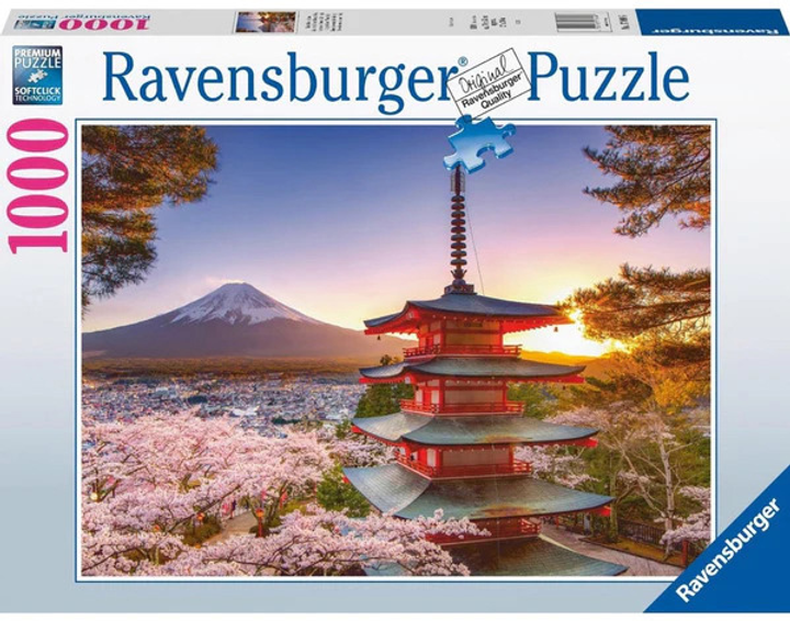 Пазл Ravensburger Фіджі та цвітіння вишні 1000 елементів (4005556170906) - зображення 1