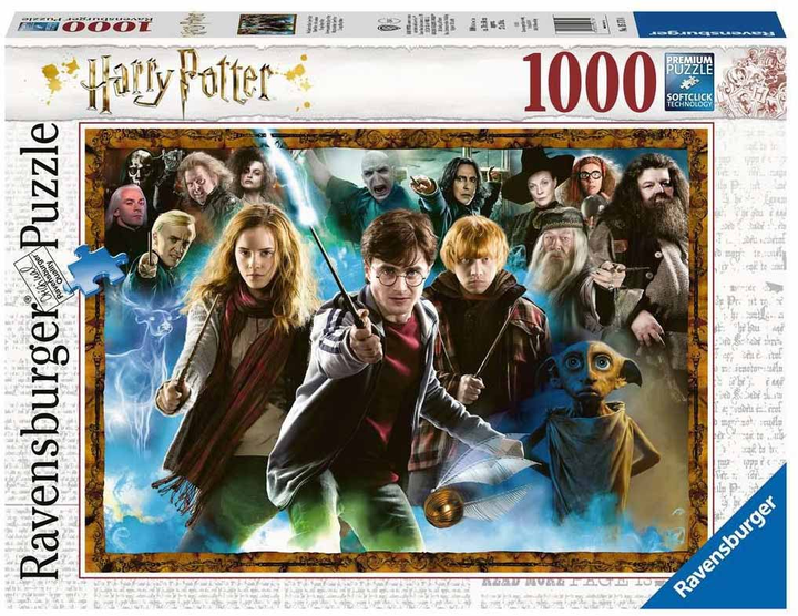Puzzle Ravensburger Harry Potter - znajomi z Hogwartu 1000 elementów (4005556151714) - obraz 1
