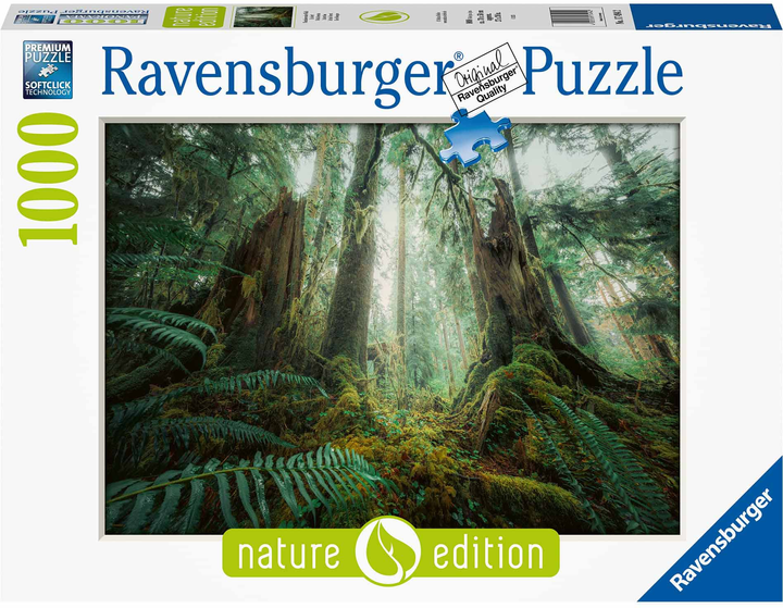Puzzle Ravensburger Lasy 1000 elementów (4005556174942) - obraz 1