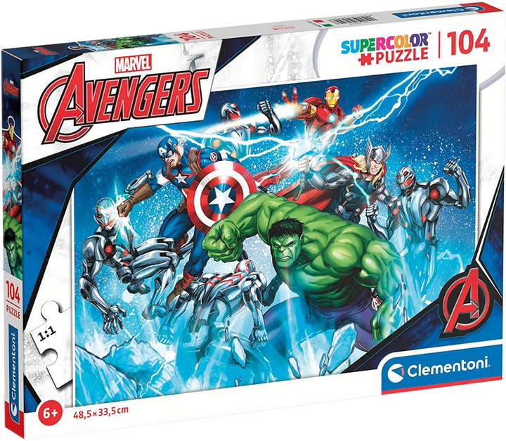 Пазл Clementoni Marvel Avengers 104 елементи (8005125257447) - зображення 1