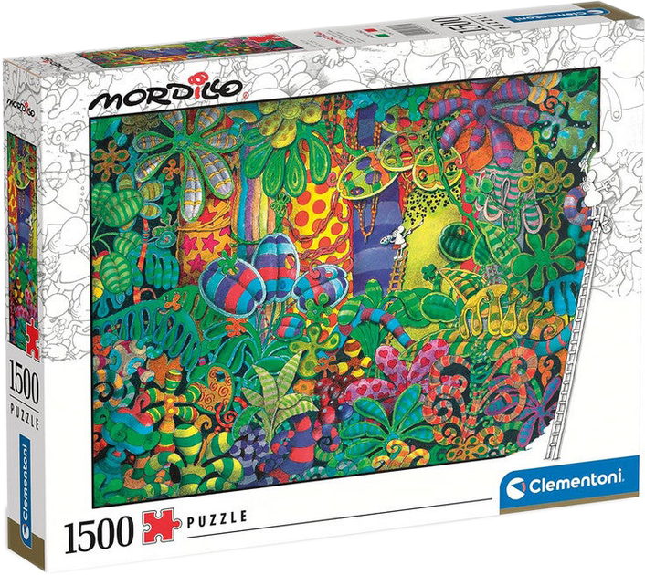 Puzzle Clementoni Mordillo Malarz 1500 elementów (8005125316571) - obraz 1