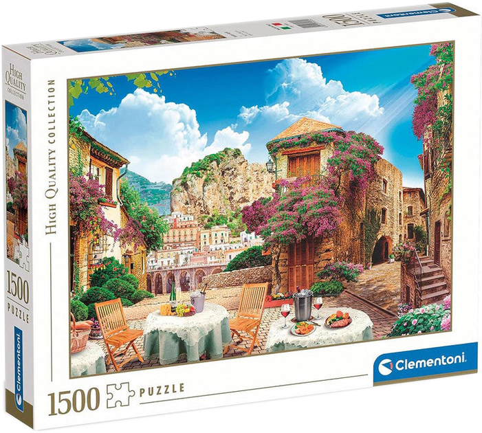 Puzzle Clementoni Włoski widok 1500 elementów (8005125316953) - obraz 1