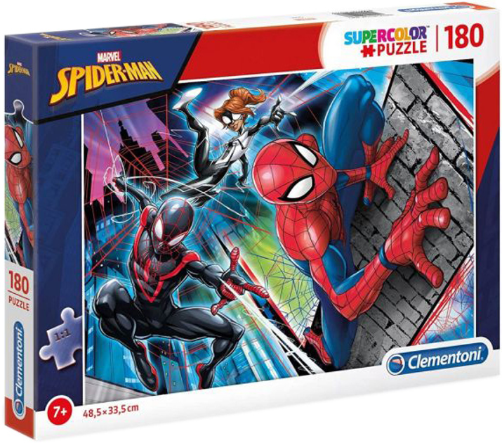 Puzzle Clementoni Spider Man 180 elementów (8005125292936) - obraz 1