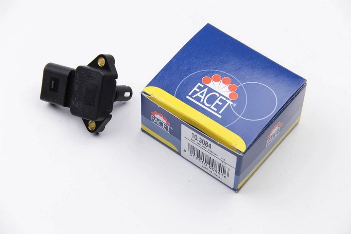 Датчик давления наддува FACET 103084 Skoda Octavia, Fabia, Felicia; Volkswagen Golf, Bora, Polo, Caddy; Seat Leon, Toledo, Ibiza, Cordoba; Audi A2 0369980411, 036906051D, 036906051 - изображение 2