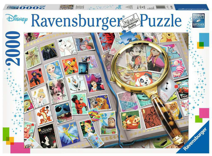 Пазл Ravensburger Колекція поштових марок 2000 елементів (4005556167067) - зображення 1