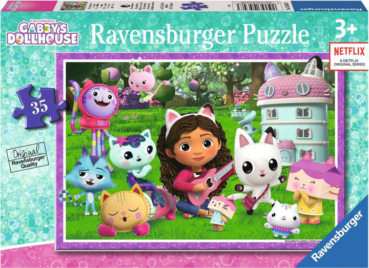 Puzzle Ravensburger Koci Domek Gabi 35 elementów (4005556056583) - obraz 1