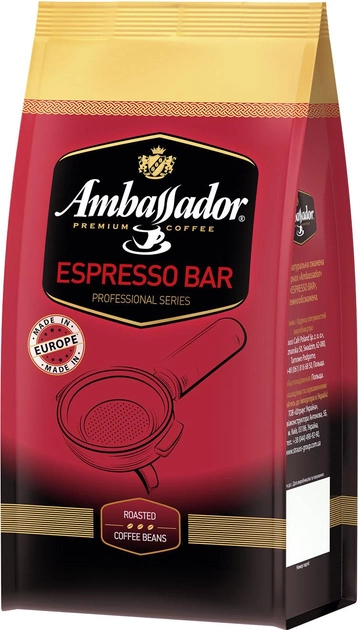 Акция на Кава в зернах Ambassador Espresso Bar 1 кг от Rozetka