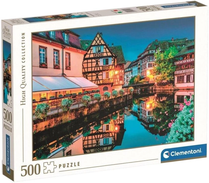 Пазл Clementoni Страсбург старе місто 500 елементів (8005125351473) - зображення 1