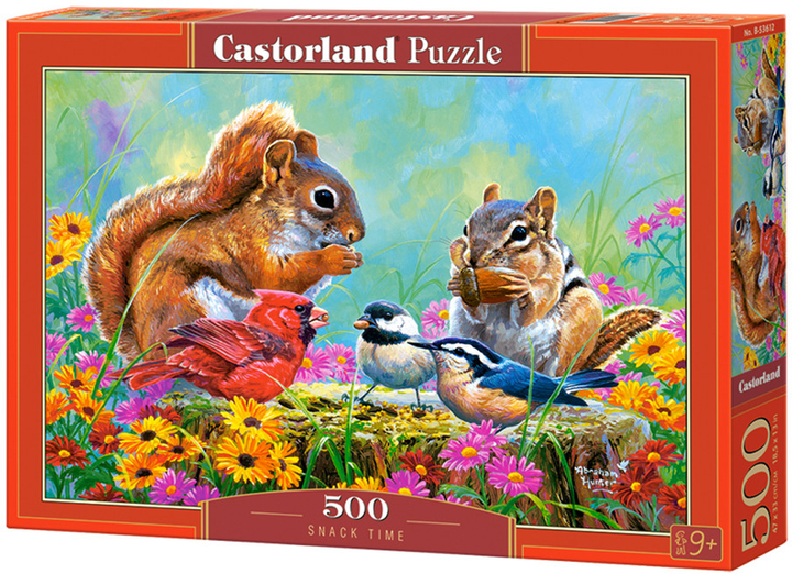 Puzzle Castorland Wiewiórki Snack Time 500 elementów (5904438053612) - obraz 1