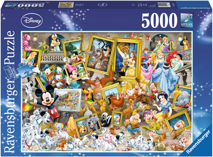 Puzzle Ravensburger Postacie Disneya 5000 elementów (4005556174324) - obraz 1