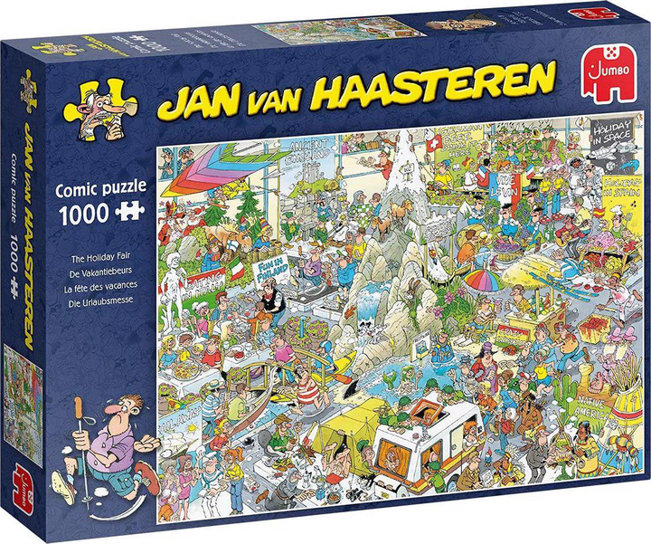 Puzzle Jumbo Jarmark wakacyjny 1000 elementów (8710126190517) - obraz 1