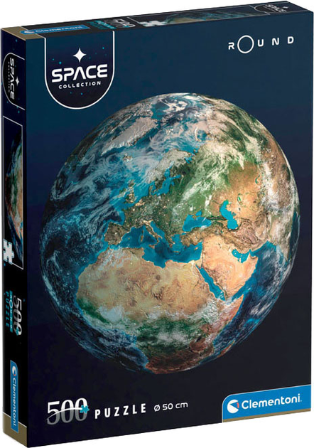 Puzzle okrągłe Clementoni Space Collection 500 elementów (8005125351527) - obraz 1