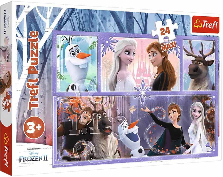 Puzzle Trefl Świat pełen magii Frozen 2 Maxi 24 elementy (5900511143454) - obraz 1