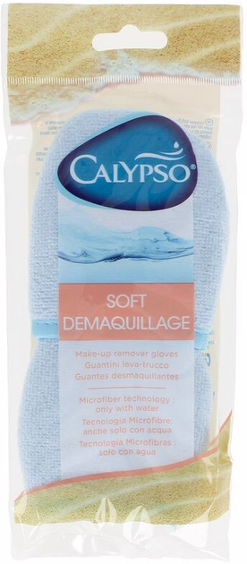 Рукавички для зняття макіяжу Calypso Guante Desmaquillante Suave 2 шт (3384122000344) - зображення 1