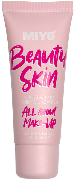 Podkład Miyo Beauty Skin Foundation nawilżający z kwasem hialuronowym 01 Ivory 30 ml (5901780769864) - obraz 1