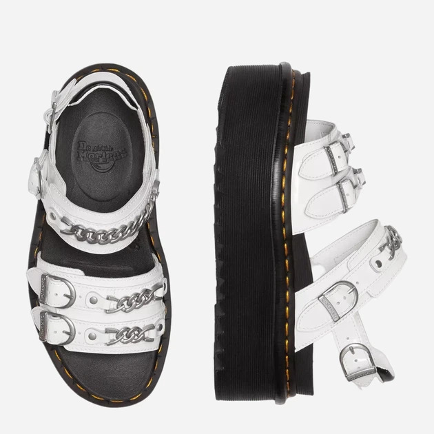 Sandały damskie skórzane Dr.Martens 27301100 36 (3UK) 22.5 cm Białe (190665464450) - obraz 6