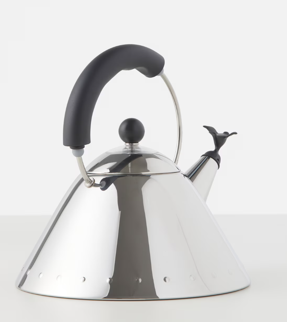 Чайник Alessi 2 л с черной ручкой (9093black) - Фото 4 Чайник Alessi 2 л с черной ручкой (9093black) - изображение 4