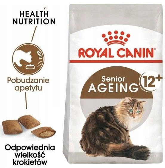 Sucha karma Royal Canin Senior Ageing dla kotów 12+ 2 kg (3182550786218) - obraz 2