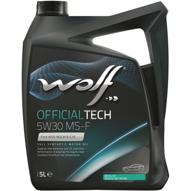 Моторна олива Wolf OFFICIALTECH 5W30 MS-F 5л (8308819) – фото, отзывы ...