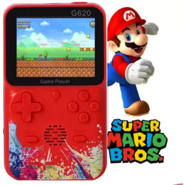 Портативна ігрова консоль Handheld Game Boy G620 500 ігор red - Фото 2 Портативна ігрова консоль Handheld Game Boy G620 500 ігор red - зображення 2
