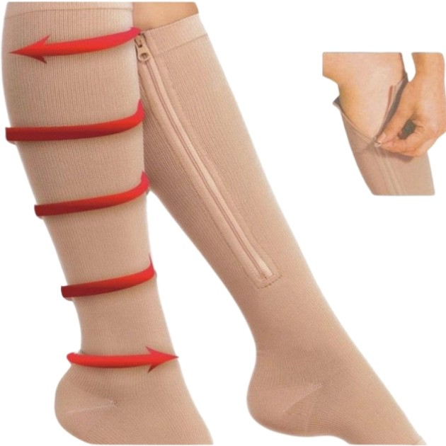 Гольфи компресійні на блискавці Zip-up Compression Socks S/M - зображення 2