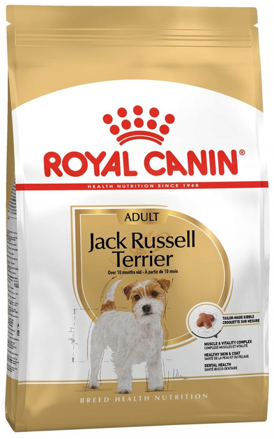 Sucha karma Royal Canin Jack Russell Terrier Adult dla dorosłych psów rasy Jack Russell Terrier od 10 miesiąca życia 500 g (3182550821391) - obraz 1