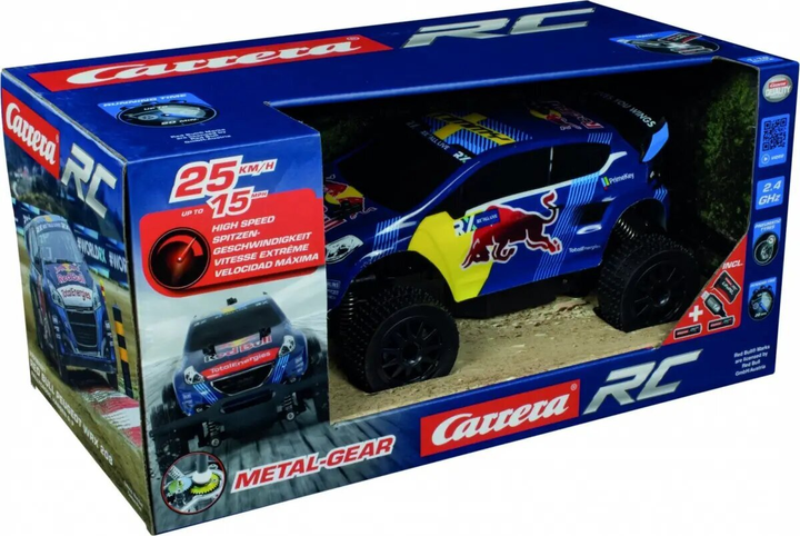 Samochód zdalnie sterowany Carrera RC Red Bull Rallycross (9003150126614) - obraz 1