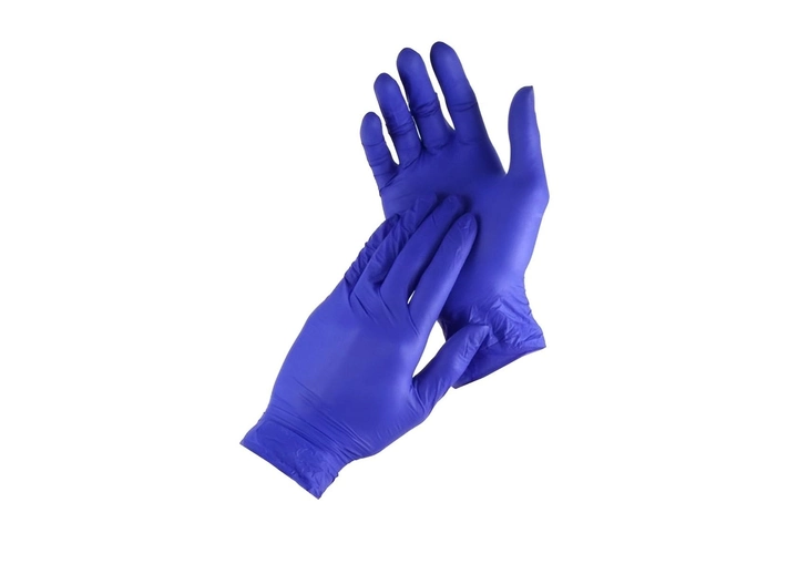 Перчатки нитриловые Tofix S 100шт упаковка Синий Кобальт - изображение 1