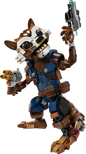 Zestaw klocków LEGO Super Heroes Rocket i Mały Groot 566 elementów (76282) - obraz 4
