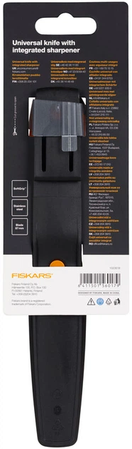 Nóż uniwersalny Fiskars z ostrzałką (1023618/156017) - obraz 8
