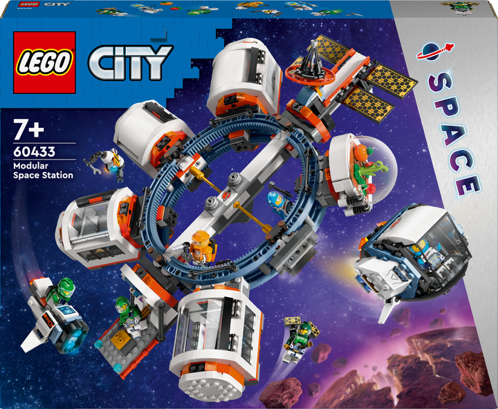 Zestaw klocków LEGO City Modułowa stacja kosmiczna 1097 elementów (60433) - obraz 1