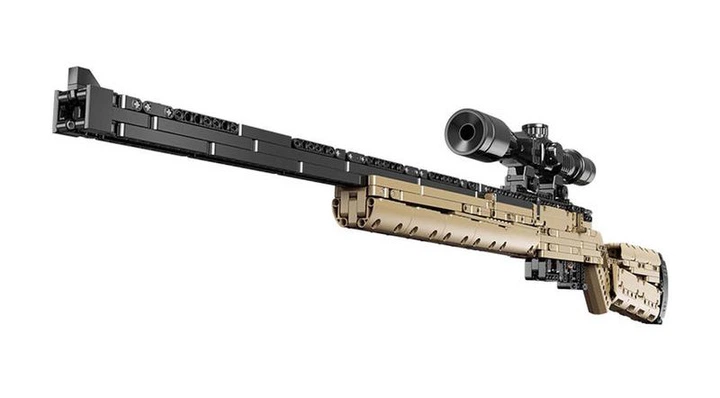Конструктор оружие Снайперская винтовка M24 SWS Marksman стреляет