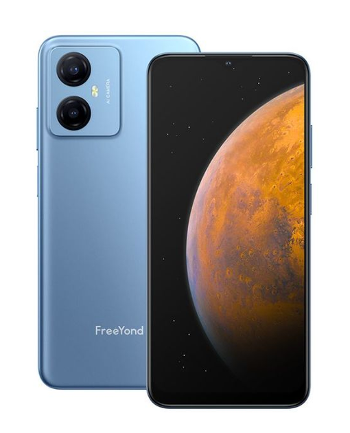 Мобильный телефон FreeYond F9 3GB 128GB 6.52" Blue - Фото 1 Мобильный телефон FreeYond F9 3GB 128GB 6.52" Blue - изображение 1