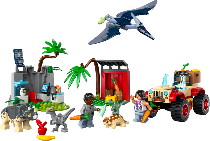 Zestaw klocków LEGO Jurassic World Centrum ratunkowe dla małych dinozaurów 139 elementów (76963) - obraz 4