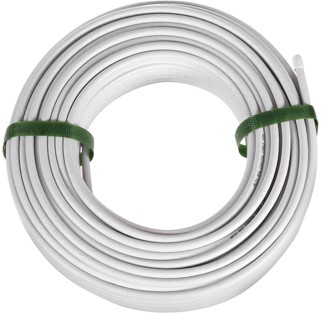 Kabel koncentryczny Maclean RG6 100 m White (5902211114192) - obraz 1