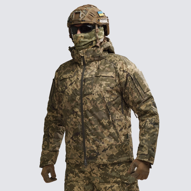 Тактическая зимняя куртка UATAC Pixel Membrane Climashield Apex XS - изображение 1