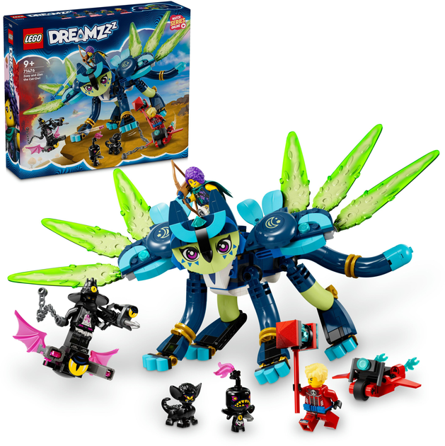 Конструктор LEGO DREAMZzz Зоуі й котосова Зіан 437 деталей (71476) - зображення 3