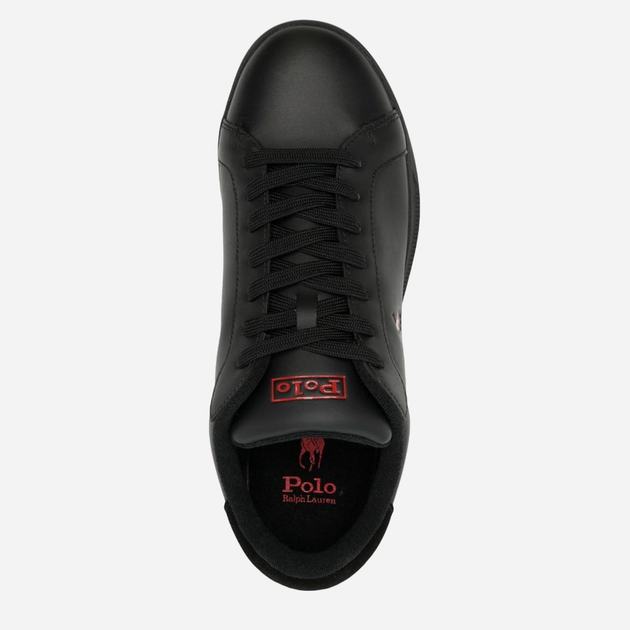 Sneakersy męskie skórzane do kostki Polo Ralph Lauren PRL809900935002 45 Czarne (3616850549025) - obraz 4
