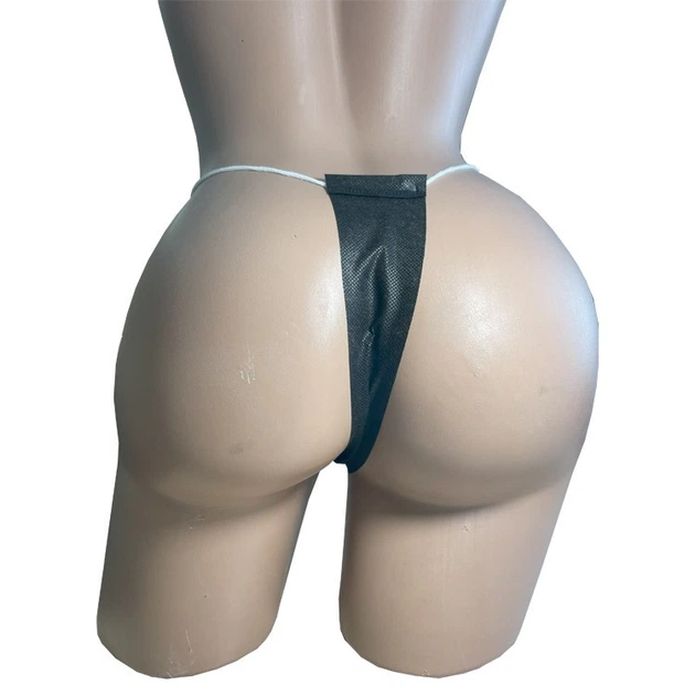 Трусики-стрінги одноразові Monaco Style S/M (50 шт.) чорні - зображення 4