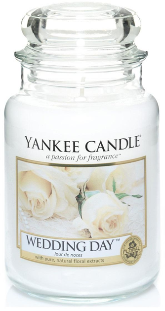 Świeca zapachowa Yankee Candle duży słój Wedding Day 623 g (5038580000818) - obraz 1