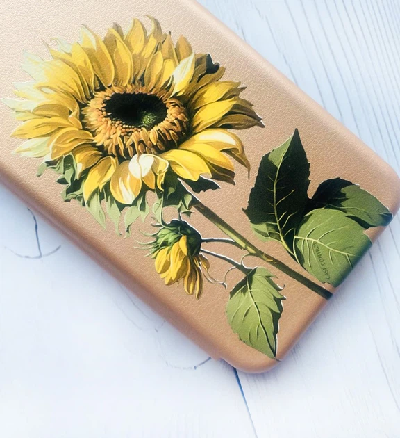 Чехол-книжка с рисунком для Xiaomi Redmi Note 8 Pro Золотой :: Подсолнечник (принт 274) - Фото 2 Чехол-книжка с рисунком для Xiaomi Redmi Note 8 Pro Золотой :: Подсолнечник (принт 274) - изображение 2