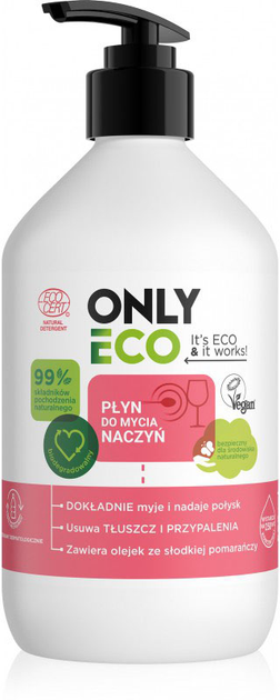 Засіб для миття посуду Only Eco 500 мл (5902811788519) - зображення 1