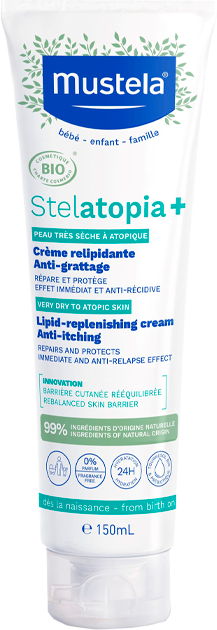 Krem zmiękczający Mustela Stelatopia+ Bio 150 ml (3504105039844) - obraz 1