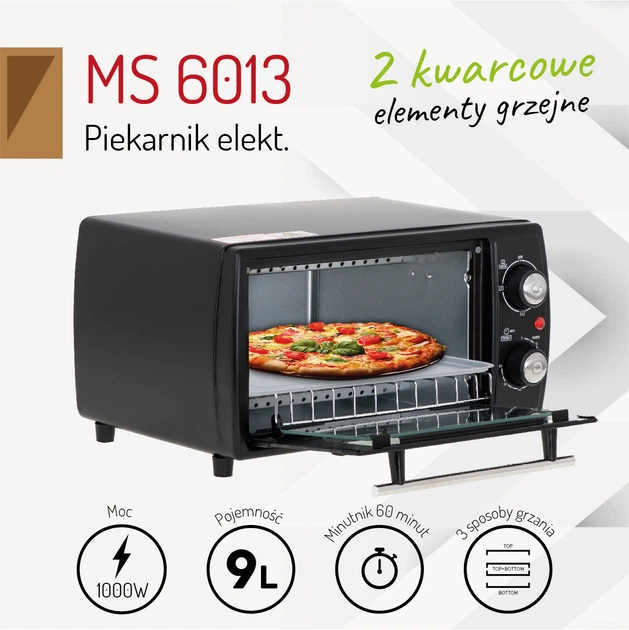 Piekarnik elektryczny Mesko MS 6013 - obraz 8
