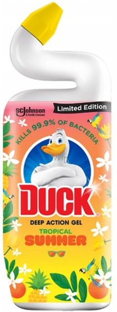 Żel do czyszczenia toalet Duck Deep Action Tropical Summer 750 ml (5000204290745) - obraz 1
