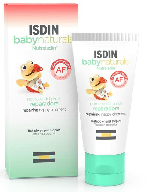 Крем під підгузок Isdin Baby Naturals Regenerating Nappy Ointment 100 мл (8429420181069) - зображення 1