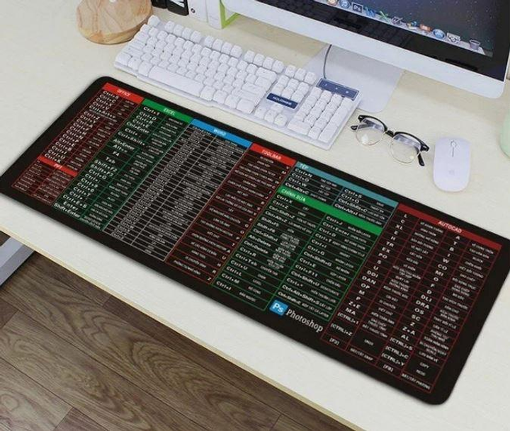 Килимок для мишки Hot keys 70 на 30 см - зображення 4
