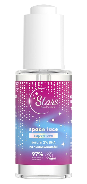 Сироватка Stars from The Stars Space Face Supernova 2% BHA для недосконалості 30 мл (5904209842926) - зображення 1